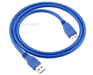 USB 3: 0 ранку до USB 3.0 мікро БМ синій колір кабель