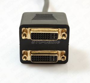 DVI-D в 2 рази DVI-D Digital Video Splitter кабель М/Ф