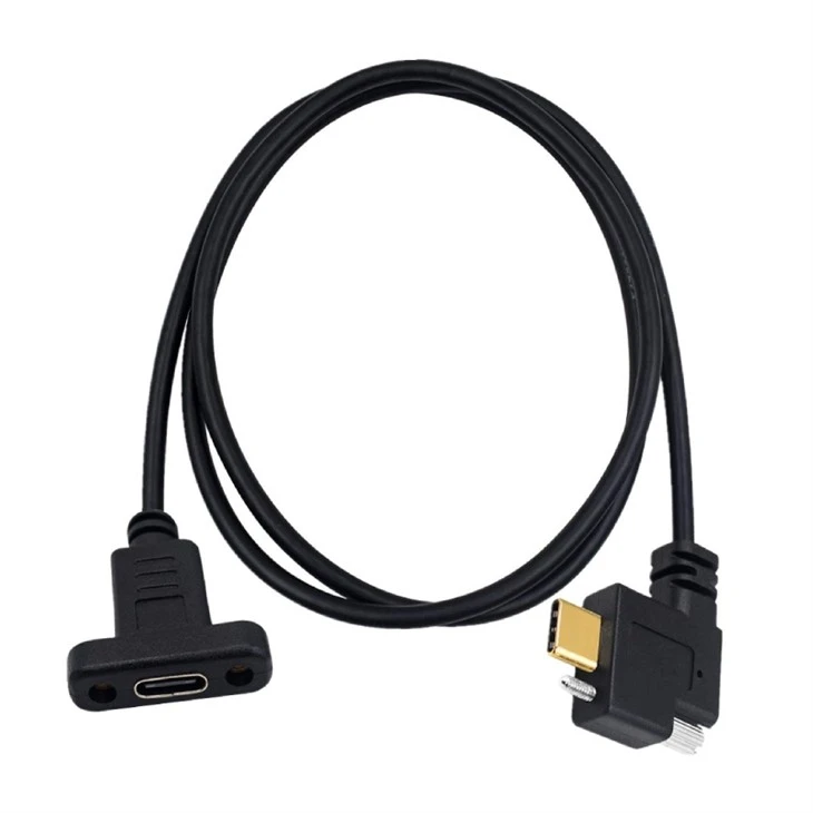 USB C Female Panel Mount cable